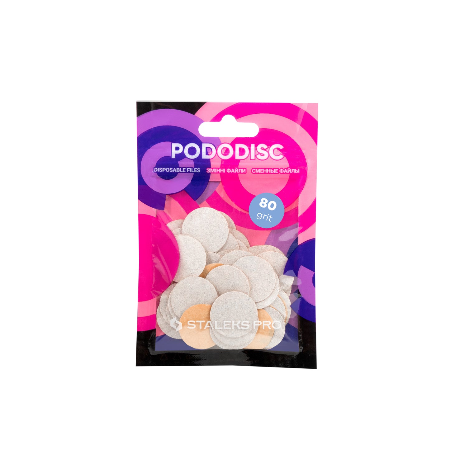 PODODISC-White wegwerp vijl-pads (Medium)