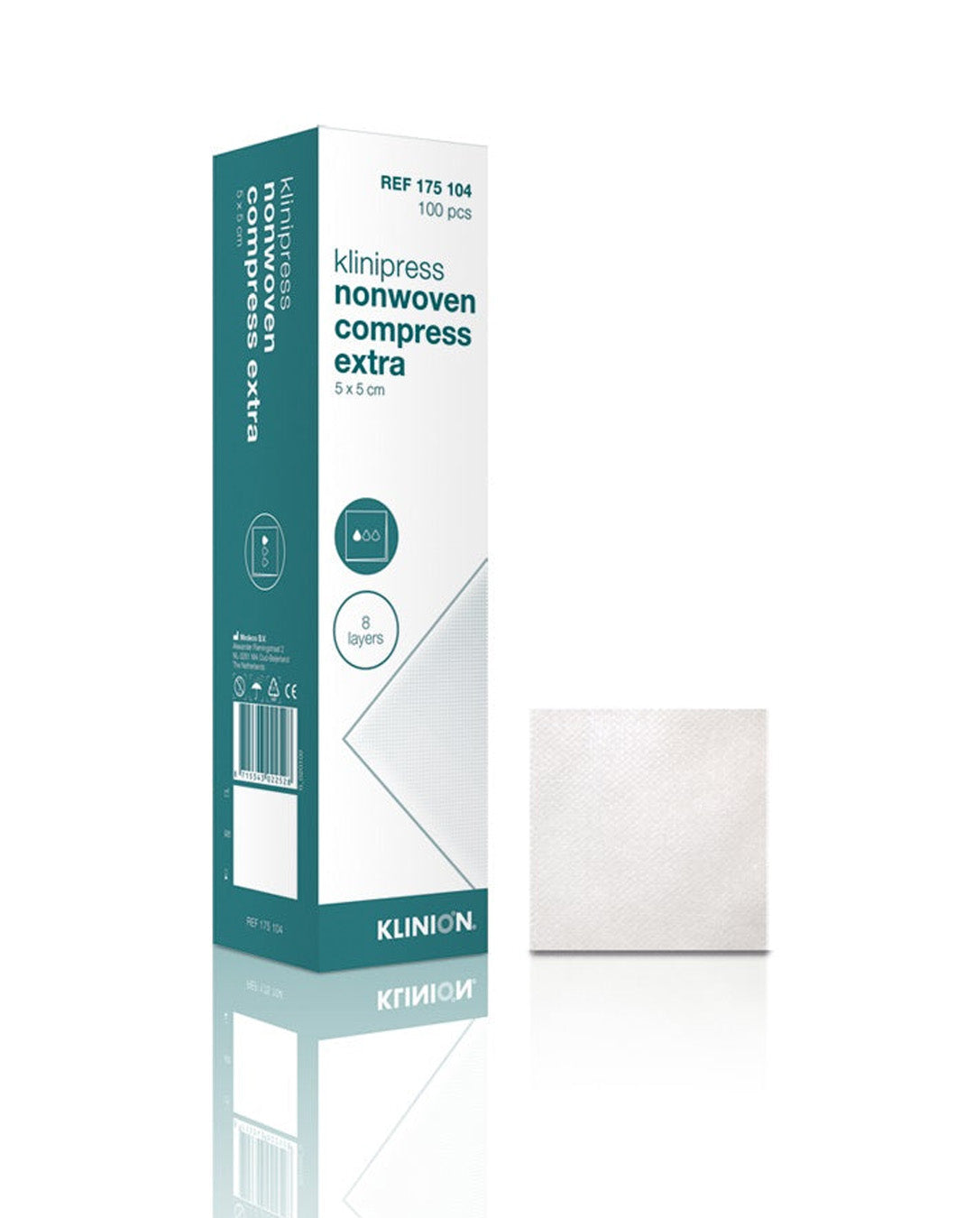 Klinion Non Woven Kompres 5x5 cm (100 stuks)